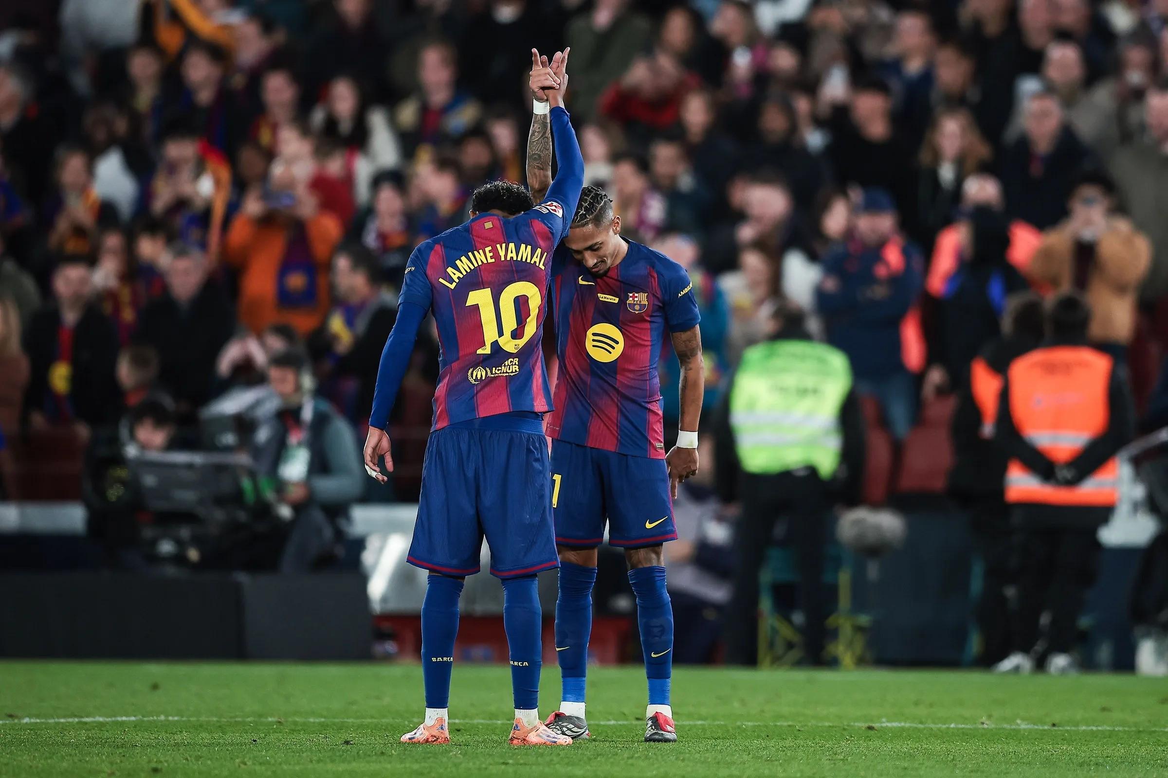 巴萨连续8场在客场或中立场比赛，追平队史纪录